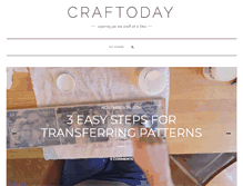 Tablet Screenshot of craftoday.com